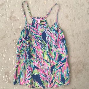 Lily Pulitzer XS Silk Cami Tank